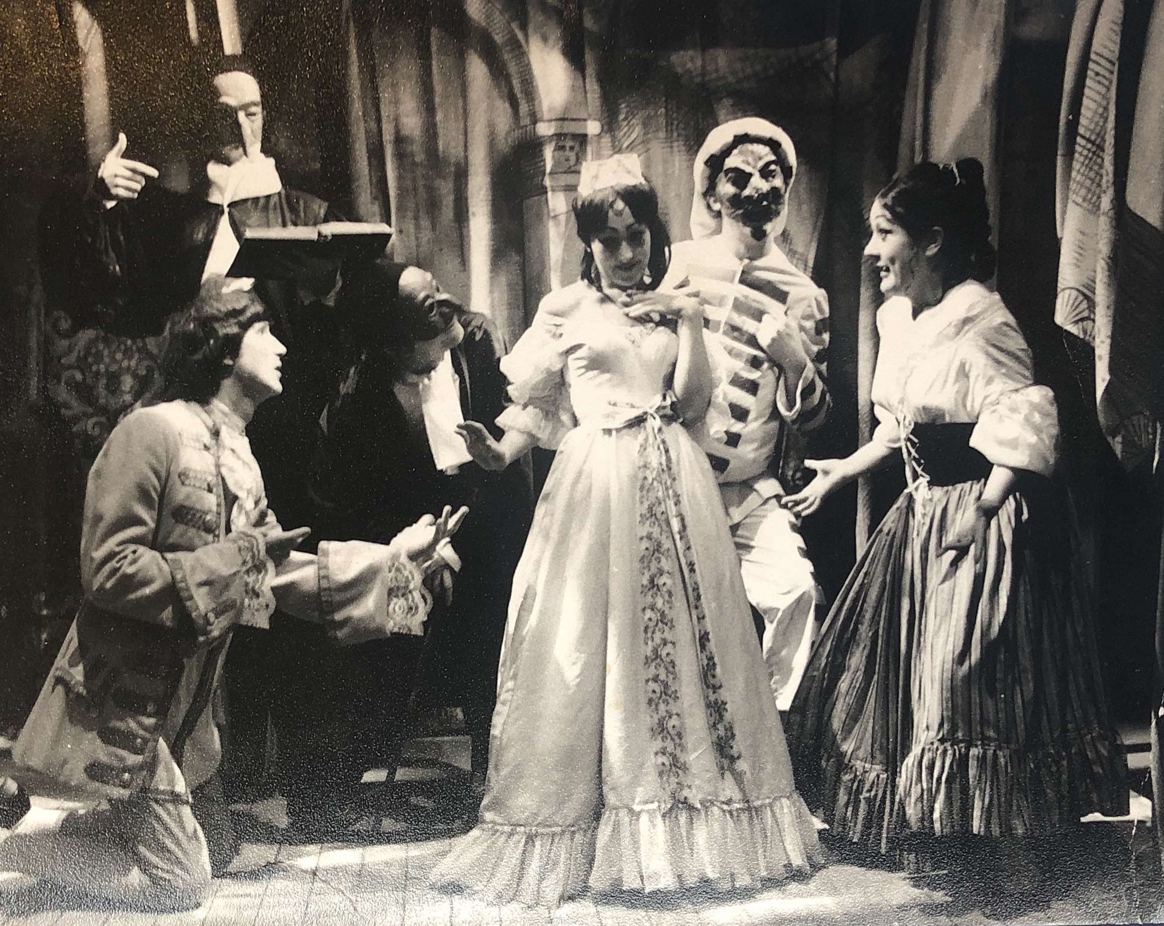 Lincoln Theatre Royal company In THE SERVANT OF TWO MASTERS by Carlo Goldoni, directed by Philip Hedley, 1968