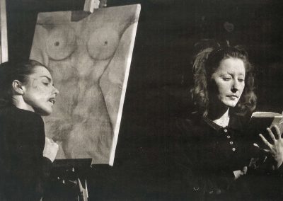 L-R: Joanna Kirby and Shona Morris in THE TAMING OF THE SHREW by Shakespeare, The Women’s Version directed by ULTZ, 1985