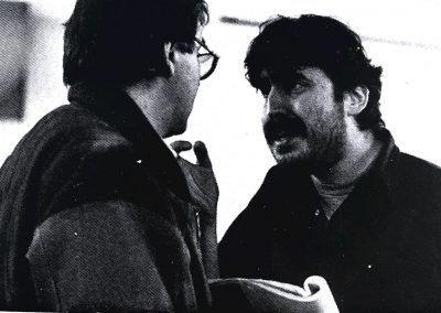 L-R: Tom Wilkinson and Alfred Molina in VIVA! by Andy de la Tour, directed by Roger Smith, 1985