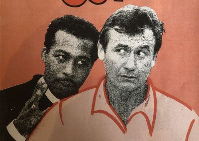 L-R: Malcolm Fredericks and Paul Moriarty in SCHOOL’S OUT by Trevor Rhone, directed by Yvonne Brewster, 1986