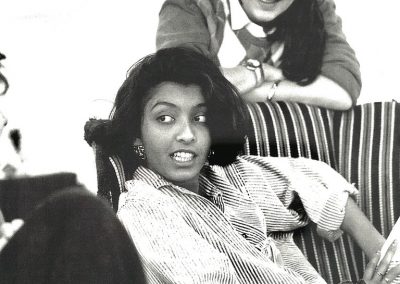 L-R: Sunetra Sarker and Archie Panjabi in HOUSE OF THE SUN by Kristine Landon-Smith and Sudha Bhuchar, directed by Kristine Landon-Smith, co-production with Tamasha, 1991