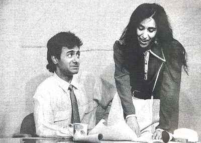 Nitish Bharadwaj and Mamta Kaash in MOTI ROTI PUTTLI CHUNNI by Diana Esguerra, directed by Keith Khan, 1993