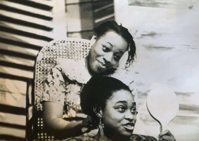 Marianne Jean Baptiste and Sherlina Chamberlain in RUNNING DREAM by Trish Cooke, directed by Olusola Oyeleye, 1993