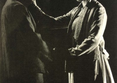 Ashok Kumar and Janet Bamford in DUSKY WARRIORS by Nasser Memarzia and Kulvinder Ghir, directed by Jeff Teare, 1995